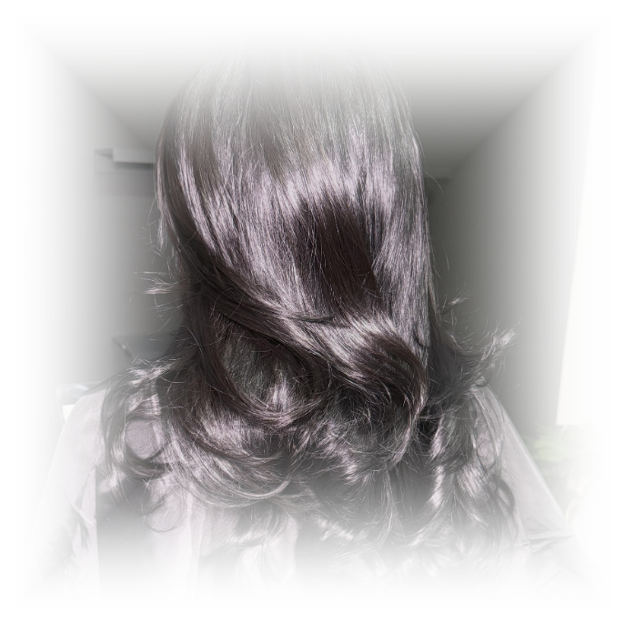 Glossy luxury K-tip extensions install by Opulence