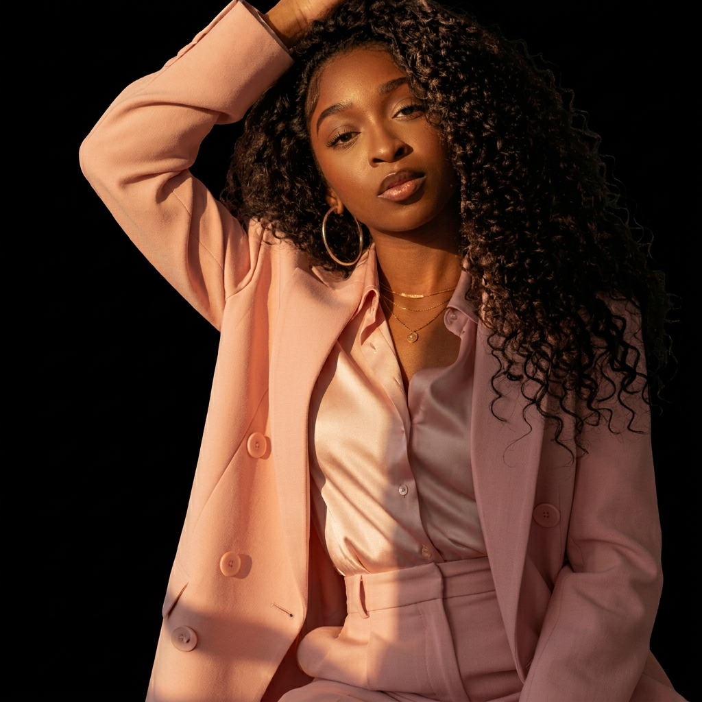 Opulence Installs client in a pink suit