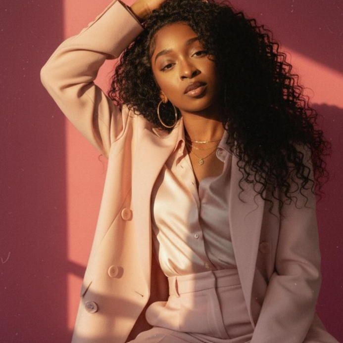 Opulence Installs client in a pink suit